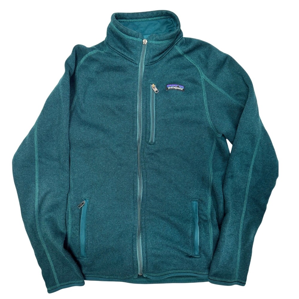 Patagonia Better Sweater Full Zip Fleece Jacket Mens Small Green